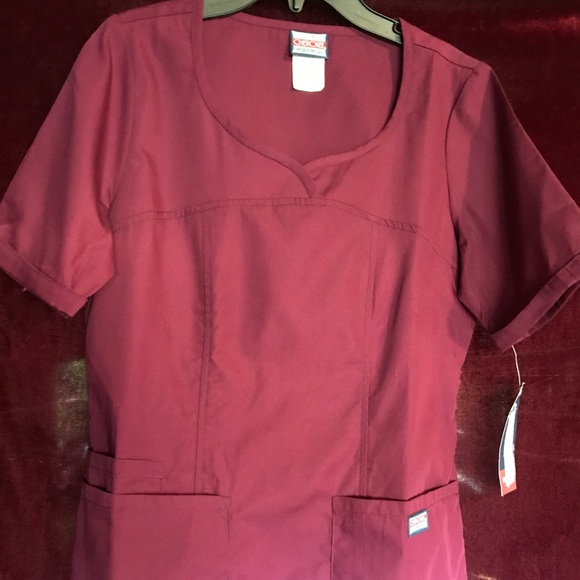 Cherokee Workwear Scrub Top Size XS - Picture 2 of 6
